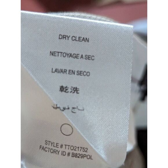 BCBGMaxazria Women's Khaki Mid-Rise Wide Leg Trouser Pants Size 6 - Picture 6 of 7